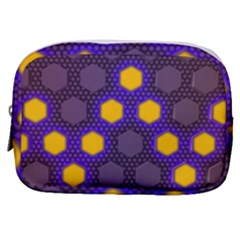 Communication Network Digital Make Up Pouch (small) by HermanTelo