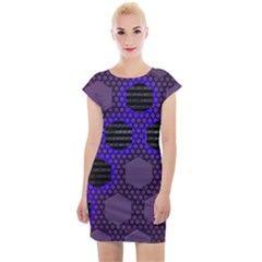 Networking Communication Technology Cap Sleeve Bodycon Dress