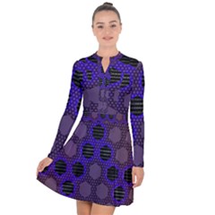 Networking Communication Technology Long Sleeve Panel Dress