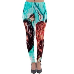 Tortoise Marine Animal Shell Sea Lightweight Velour Leggings by HermanTelo