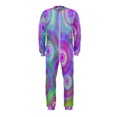 Circle Colorful Pattern Background Onepiece Jumpsuit (kids)