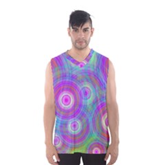 Circle Colorful Pattern Background Men s Sportswear by HermanTelo