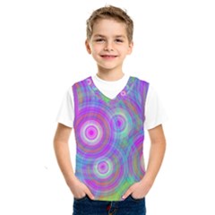 Circle Colorful Pattern Background Kids  Sportswear by HermanTelo