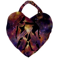 Zodiac Horoscope Astrology Giant Heart Shaped Tote