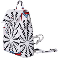 Star Illusion Mandala Buckle Everyday Backpack by HermanTelo