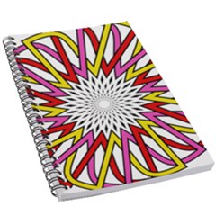 Sun Abstract Mandala 5 5  X 8 5  Notebook