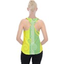 Ring Kringel Background Abstract Yellow Piece Up Tank Top View2