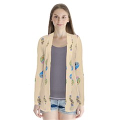 Sloth Neutral Color Cute Cartoon Drape Collar Cardigan by HermanTelo