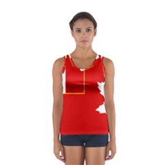 Flag Of The Canadian Army Sport Tank Top  by abbeyz71