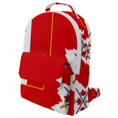 Flag Of The Canadian Army Flap Pocket Backpack (small) by abbeyz71