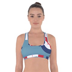 Air Force Ensign Of Canada Cross Back Sports Bra by abbeyz71