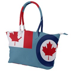 Air Force Ensign Of Canada Canvas Shoulder Bag by abbeyz71