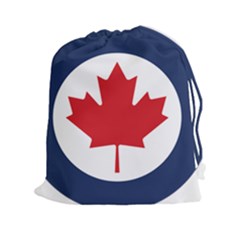 Roundel Of Canadian Air Force Drawstring Pouch (xxl) by abbeyz71