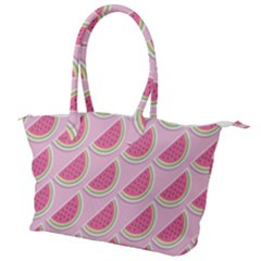 Melons Pattern Food Fruits Melon Canvas Shoulder Bag by Pakrebo