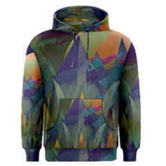 Mountains Abstract Mountain Range Men s Pullover Hoodie