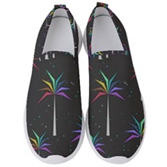 Background Flora Trees Palm Men s Slip On Sneakers by Pakrebo