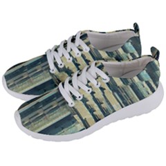 Texture Abstract Buildings Men s Lightweight Sports Shoes