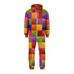 Abstract Background Geometric Hooded Jumpsuit (kids) by Mariart