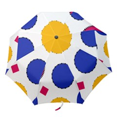 Circles Seamless Pattern Tileable Folding Umbrellas by Alisyart