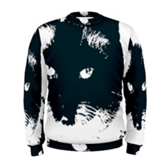 Cat Nature Design Animal Skin Black Men s Sweatshirt