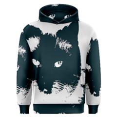 Cat Nature Design Animal Skin Black Men s Overhead Hoodie by HermanTelo