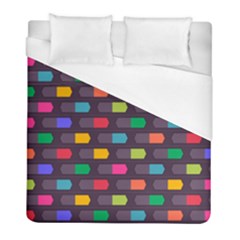 Background Colorful Geometric Duvet Cover (full/ Double Size)