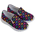 Background Colorful Geometric Kids  Lightweight Slip Ons View3