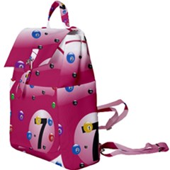 Billiard Ball Ball Game Pink Buckle Everyday Backpack by HermanTelo