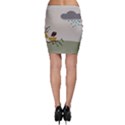 Birds Tree Animal Black Tree Bodycon Skirt View2