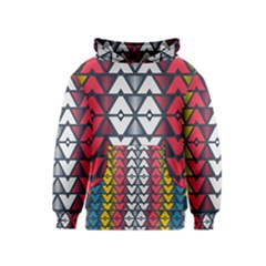 Background Colorful Geometric Unique Kids  Pullover Hoodie