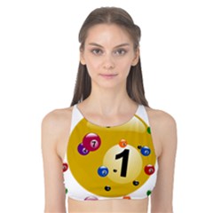 Billiard Ball Ball Game Tank Bikini Top