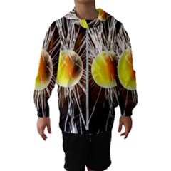 Abstract Exploding Design Kids  Hooded Windbreaker