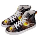 Abstract Exploding Design Women s Hi-Top Skate Sneakers View2