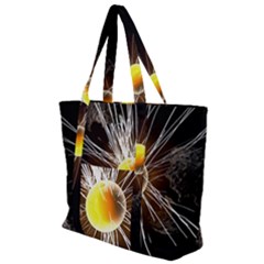 Abstract Exploding Design Zip Up Canvas Bag by HermanTelo