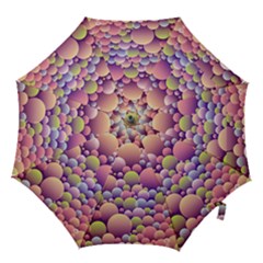 Abstract Background Circle Bubbles Hook Handle Umbrellas (medium) by HermanTelo
