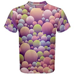 Abstract Background Circle Bubbles Men s Cotton Tee