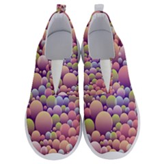 Abstract Background Circle Bubbles No Lace Lightweight Shoes