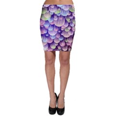 Abstract Background Circle Bubbles Space Bodycon Skirt by HermanTelo