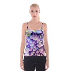 Abstract Background Circle Bubbles Space Spaghetti Strap Top by HermanTelo