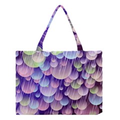 Abstract Background Circle Bubbles Space Medium Tote Bag by HermanTelo