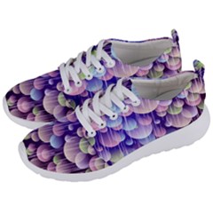 Abstract Background Circle Bubbles Space Men s Lightweight Sports Shoes