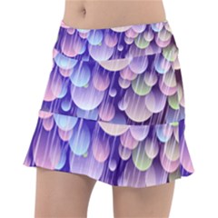 Abstract Background Circle Bubbles Space Tennis Skirt by HermanTelo