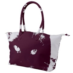 Cat Nature Design Animal Skin Pink Canvas Shoulder Bag