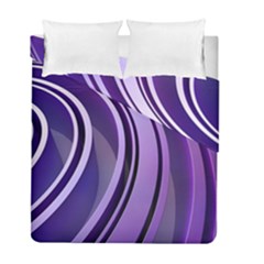 Circle Concentric Render Metal Duvet Cover Double Side (full/ Double Size)