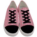 Damask Floral Design Seamless Men s Low Top Canvas Sneakers View1