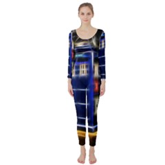 Famous Blue Police Box Long Sleeve Catsuit by HermanTelo