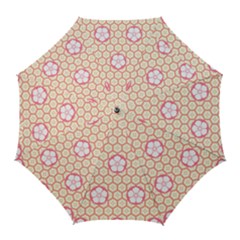 Floral Design Seamless Wallpaper Golf Umbrellas by HermanTelo