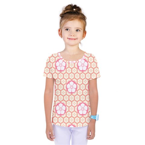 Floral Design Seamless Wallpaper Kids  One Piece Tee by HermanTelo