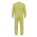 Hexagonal Pattern Unidirectional Yellow OnePiece Jumpsuit (Kids) View2