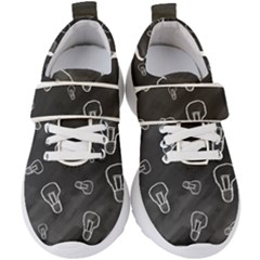 Many Lamps Background Kids  Velcro Strap Shoes